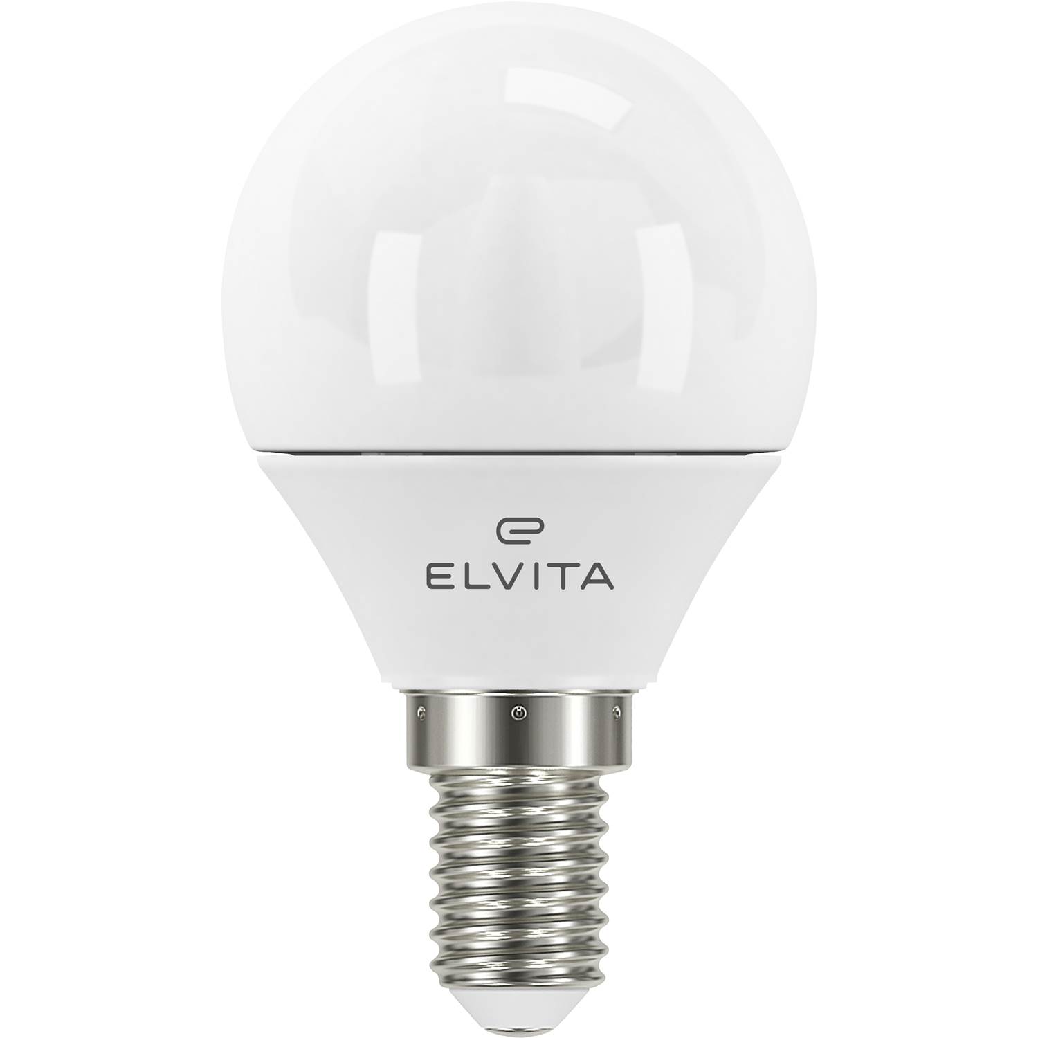 Elvita LED klotlampa P45 E14 470lm op
