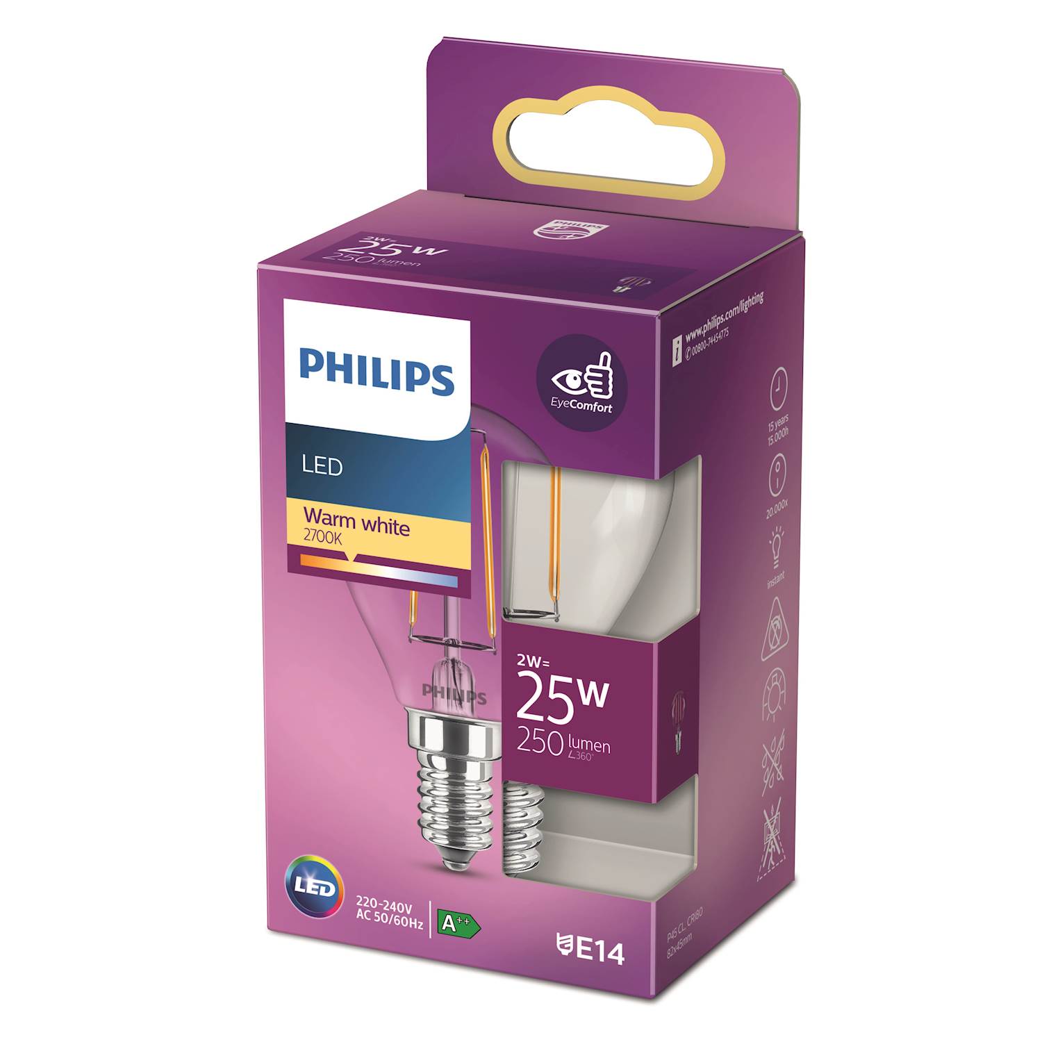 Läs mer om Philips LED Classic 25w klot e14 nd