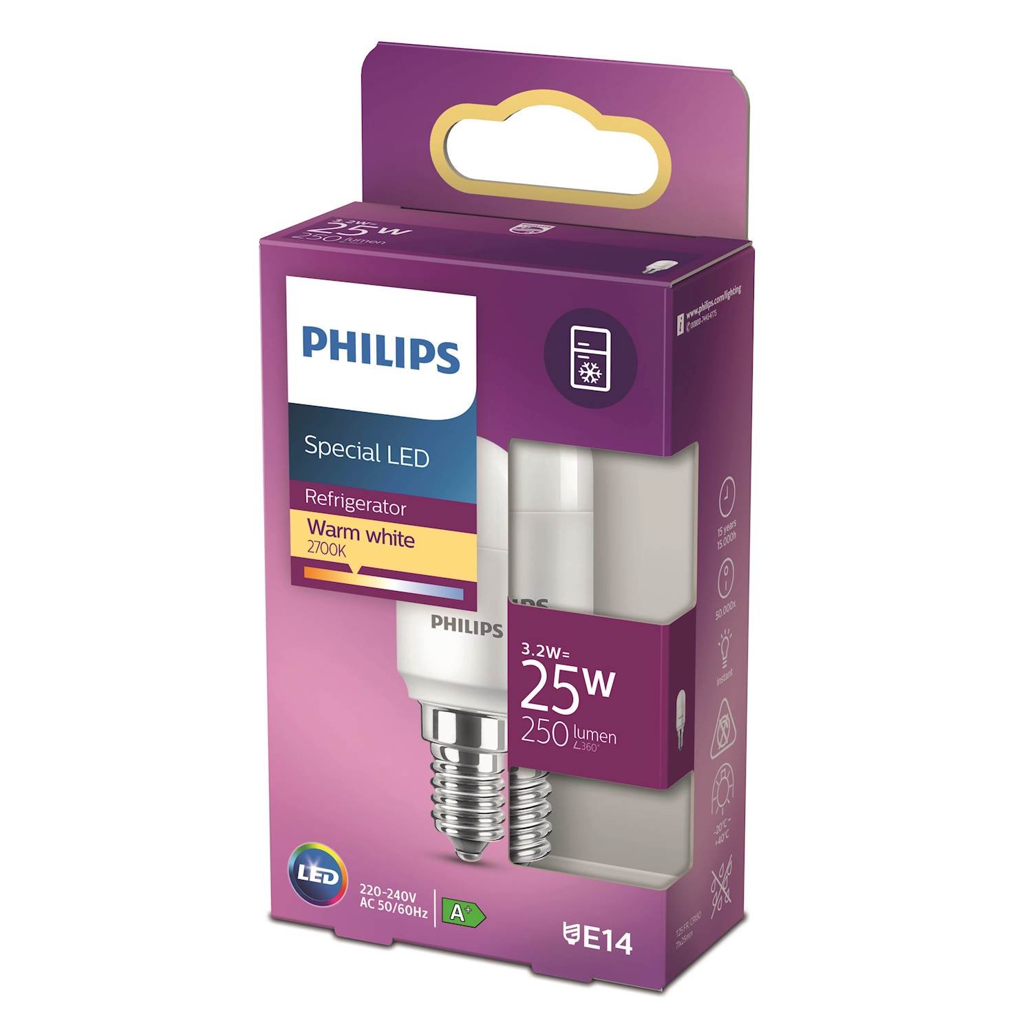 Philips LED päron 25w e14 nd
