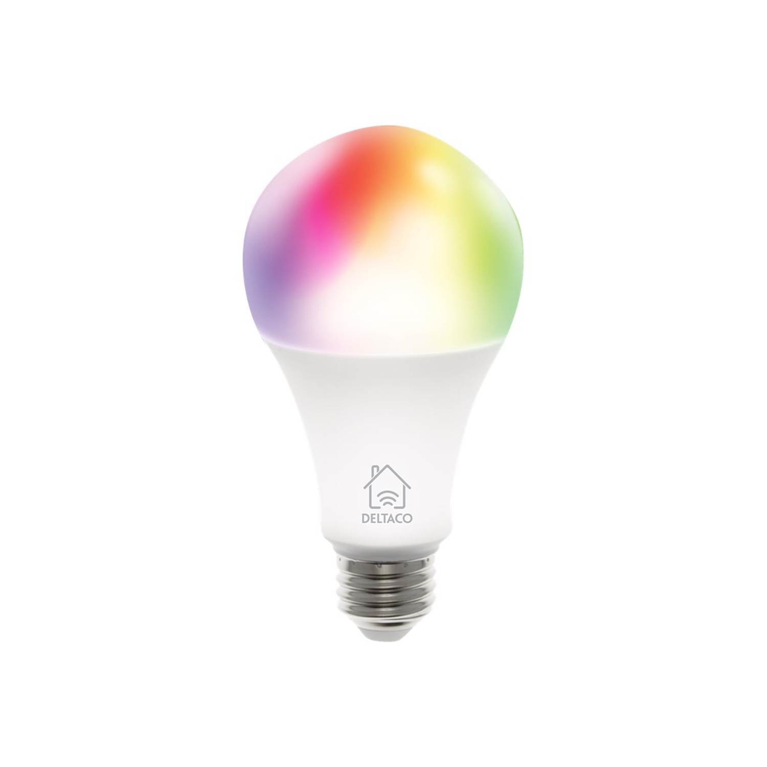 Läs mer om Deltaco RGB LED-lampa E27 - SH-LE27RGB