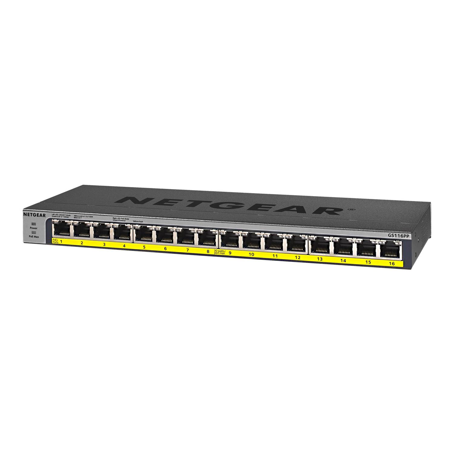Läs mer om Netgear GS116LP Gigabit Ethernet Unmanaged Switch