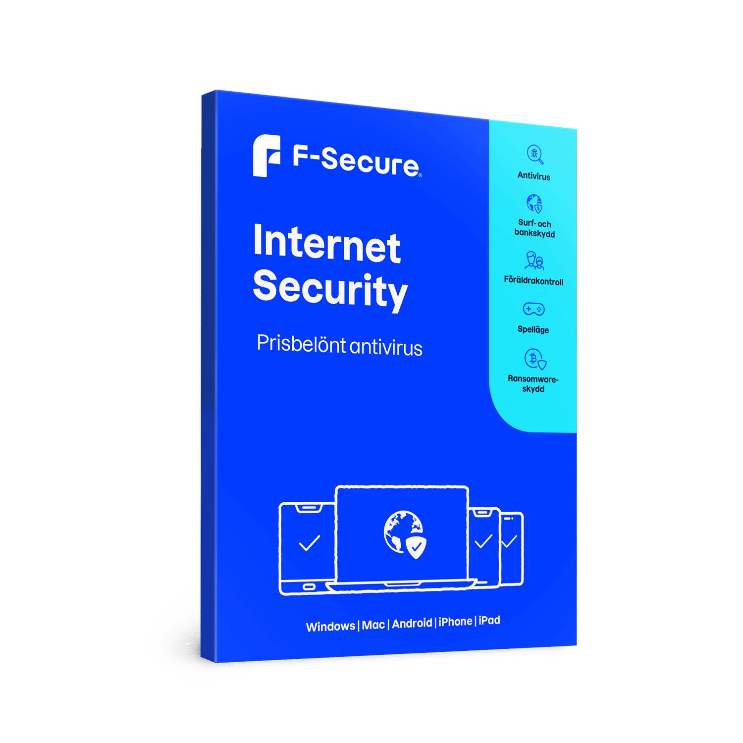 F-Secure Internet Security 1 år, 5 enheter