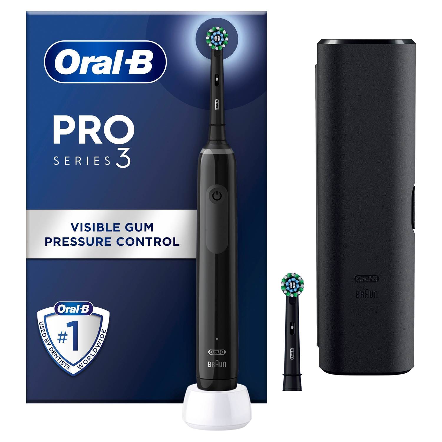 Läs mer om Oral-B Pro3 Black +TC