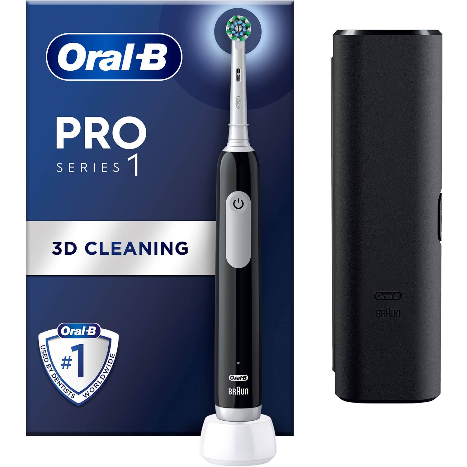 Läs mer om Oral-B Pro1 Black + TC
