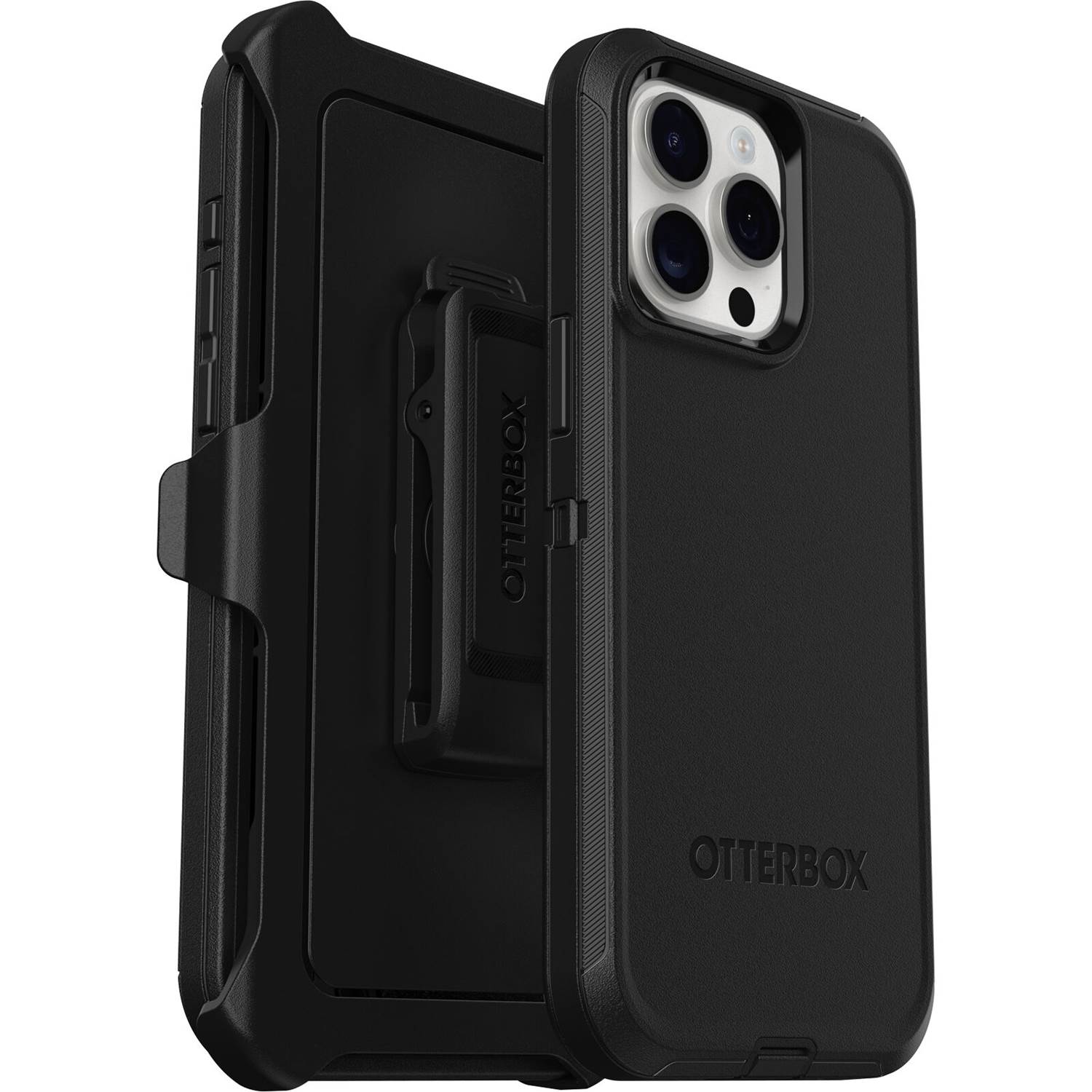 Läs mer om Otterbox Defender iPhone 15 Pro Max - Black