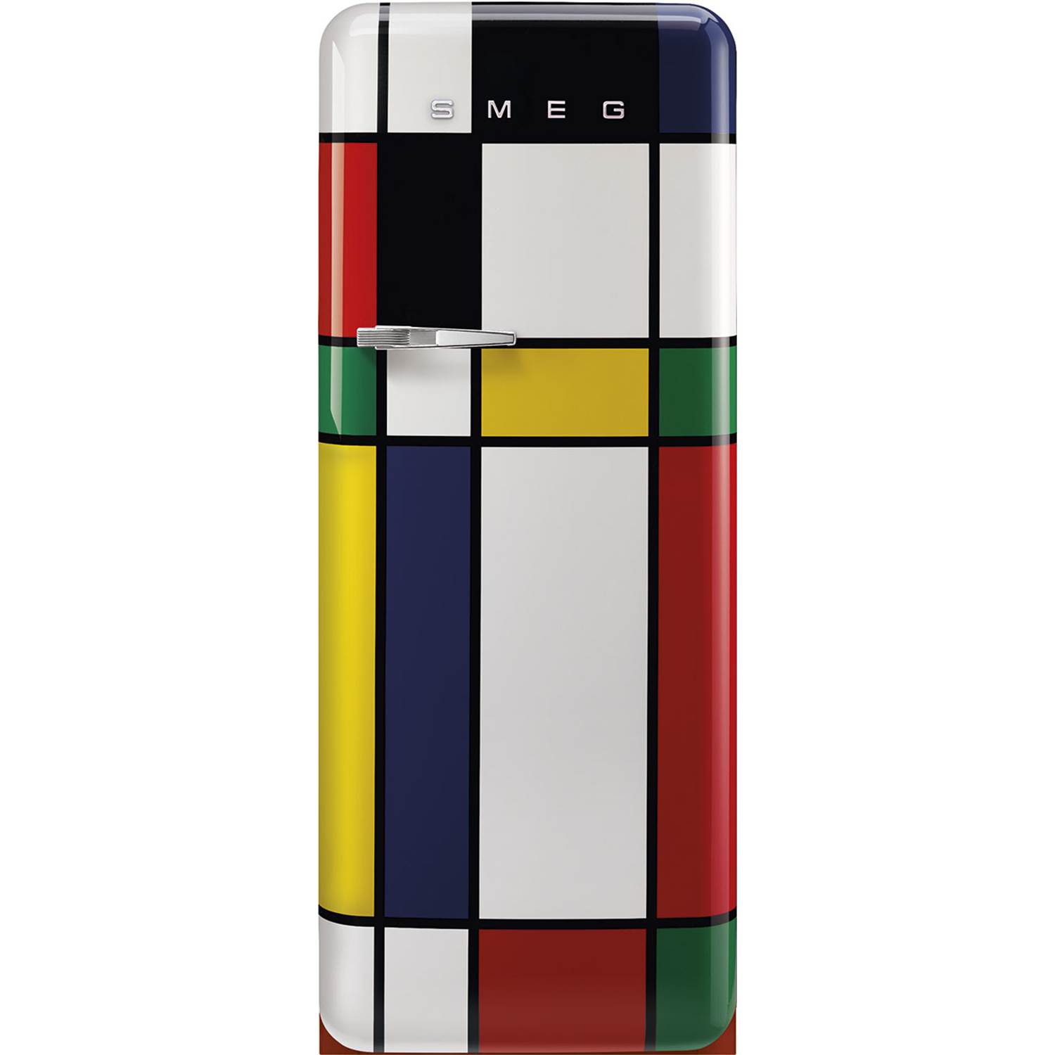 Läs mer om Smeg 50s style kyl/frys kombiskåp FAB28RDMC5 (Mondrian)