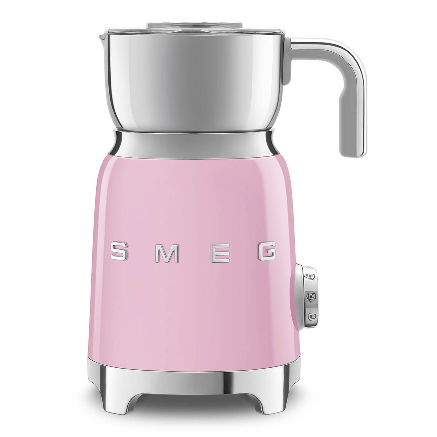 Smeg 50s Style Mjölkskummare MFF01PKEU (rosa)