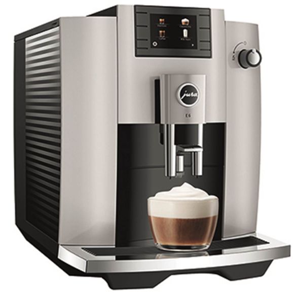 Hem & trädgård/Kaffe & espresso/Espresso- & kaffemaskiner Jura E6 (EC) Platinum Silver 100372