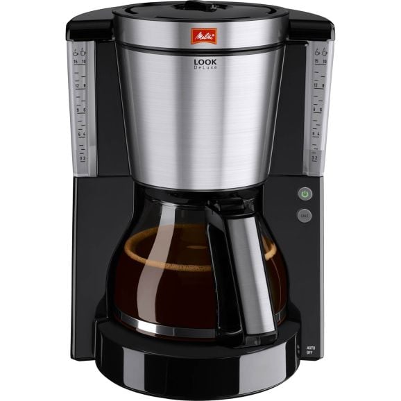 Hem &amp; trädgård/Kaffe &amp; espresso/Kaffebryggare Melitta Look Deluxe Svart Svart 100449