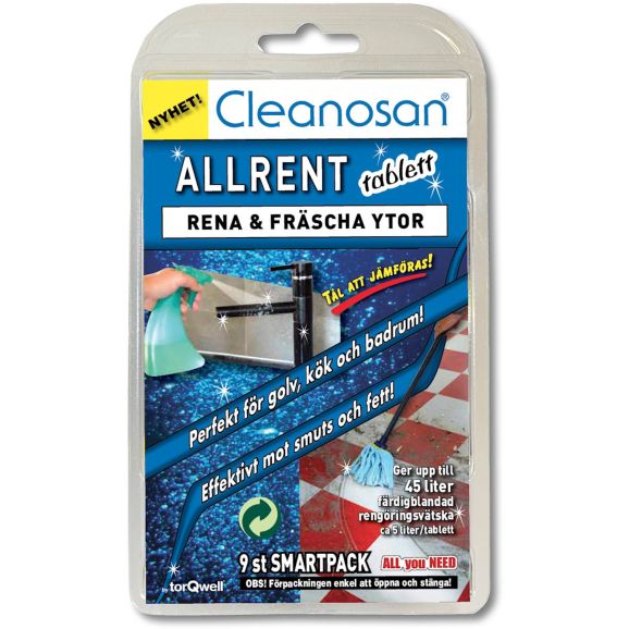 Cleanosan All Rent 9-pack blister 104024