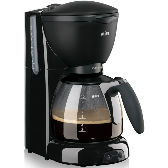 Hem &amp; trädgård/Kaffe &amp; espresso/Kaffebryggare Braun KF560 Caféhouse Svart 105962