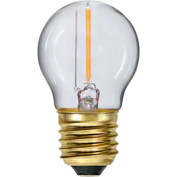 LED-lampa E27 Star Trading 353-14 LED-lampa E27 G45 Transparent 110587