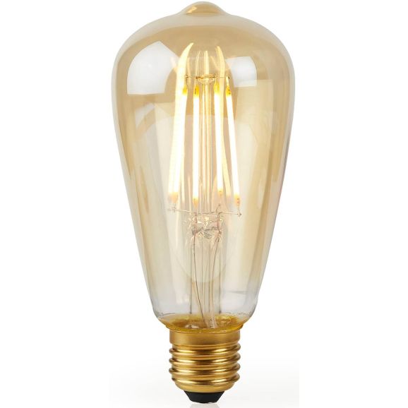 Smart lampa Nedis WIFILF10GDST64 Guld 112765