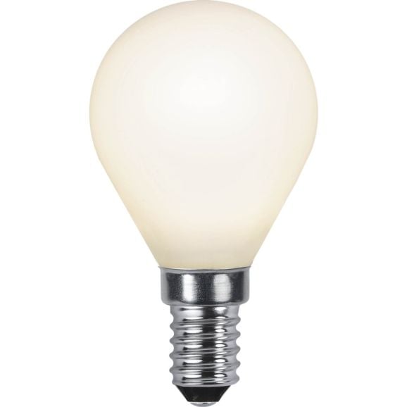 LED-lampa E14 Star Trading 375-13 LED E14 P45 Opaque RA90 Silver 113255
