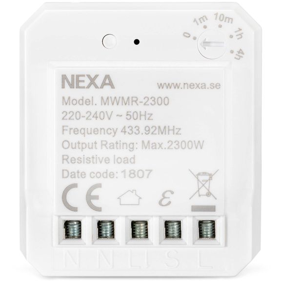 Smarta hem/Smarta hemmet/Produkter för hemautomation Nexa Dosrelä strömbrytare 116081