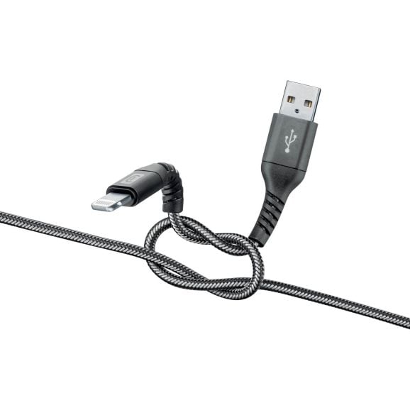 Cellularline Laddkabel 2m Extreme USB-A -> Svart 116214