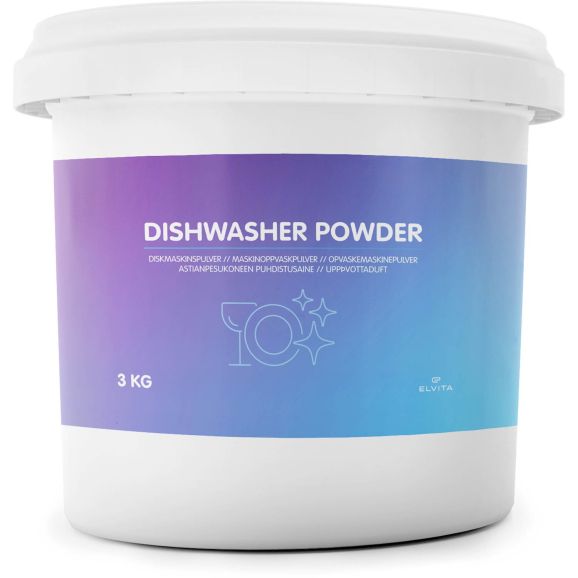 Tillbehör diskmaskin Elvita Dishwashingpowder 3 kg 116615