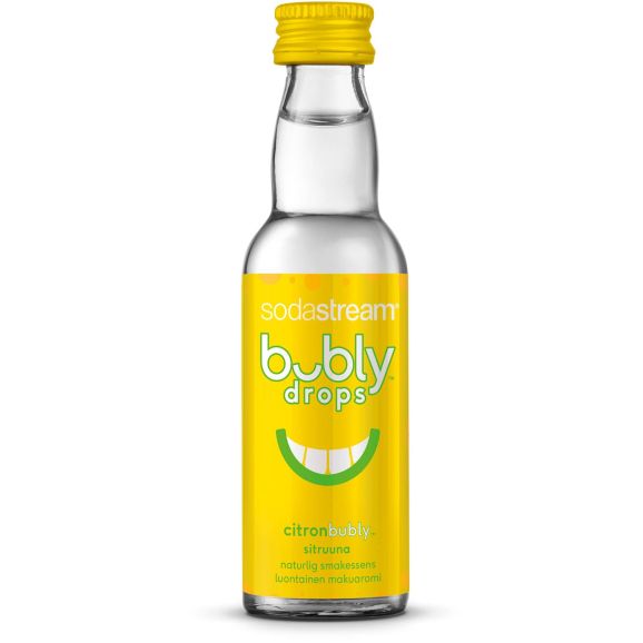 Smakessens för kolsyrad dryck SodaStream Bubly Lemon 40ml 117454