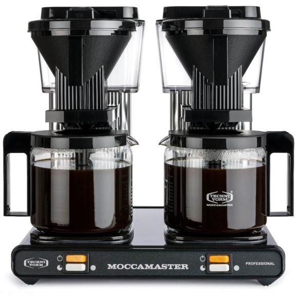 Hem &amp; trädgård/Kaffe &amp; espresso/Kaffebryggare Moccamaster Professional Double Svart 118278