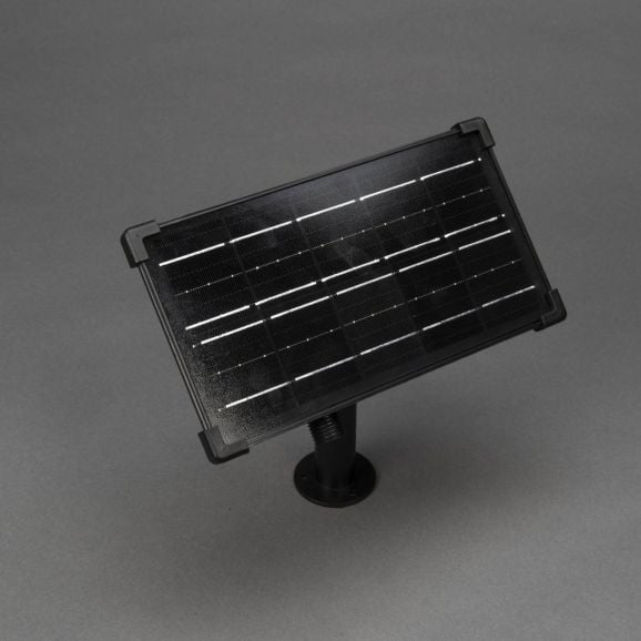 Solcellsbelysning Konstsmide Batteribox med Solpanel Svart 126615