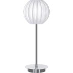 Skrivbordslampa Globen Lighting Plastband Vit / Krom Vit 108542