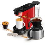 Hem &amp; trädgård/Kaffe &amp; espresso/Kaffebryggare Philips HD6594/80 Röd 111997