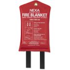 Brandsäkerhet Nexa Brandfilt Silikon 120x120cm Röd 118059