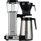 Hem &amp; trädgård/Kaffe &amp; espresso/Kaffebryggare Moccamaster Automatic Thermo Pol Silver Silver 120240